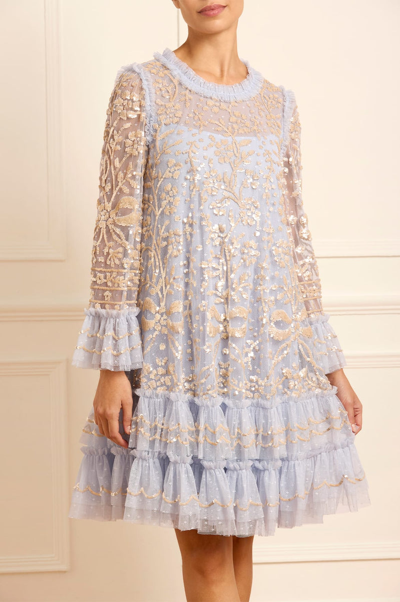 CELIALONGSLEEVEMINIDRESS-