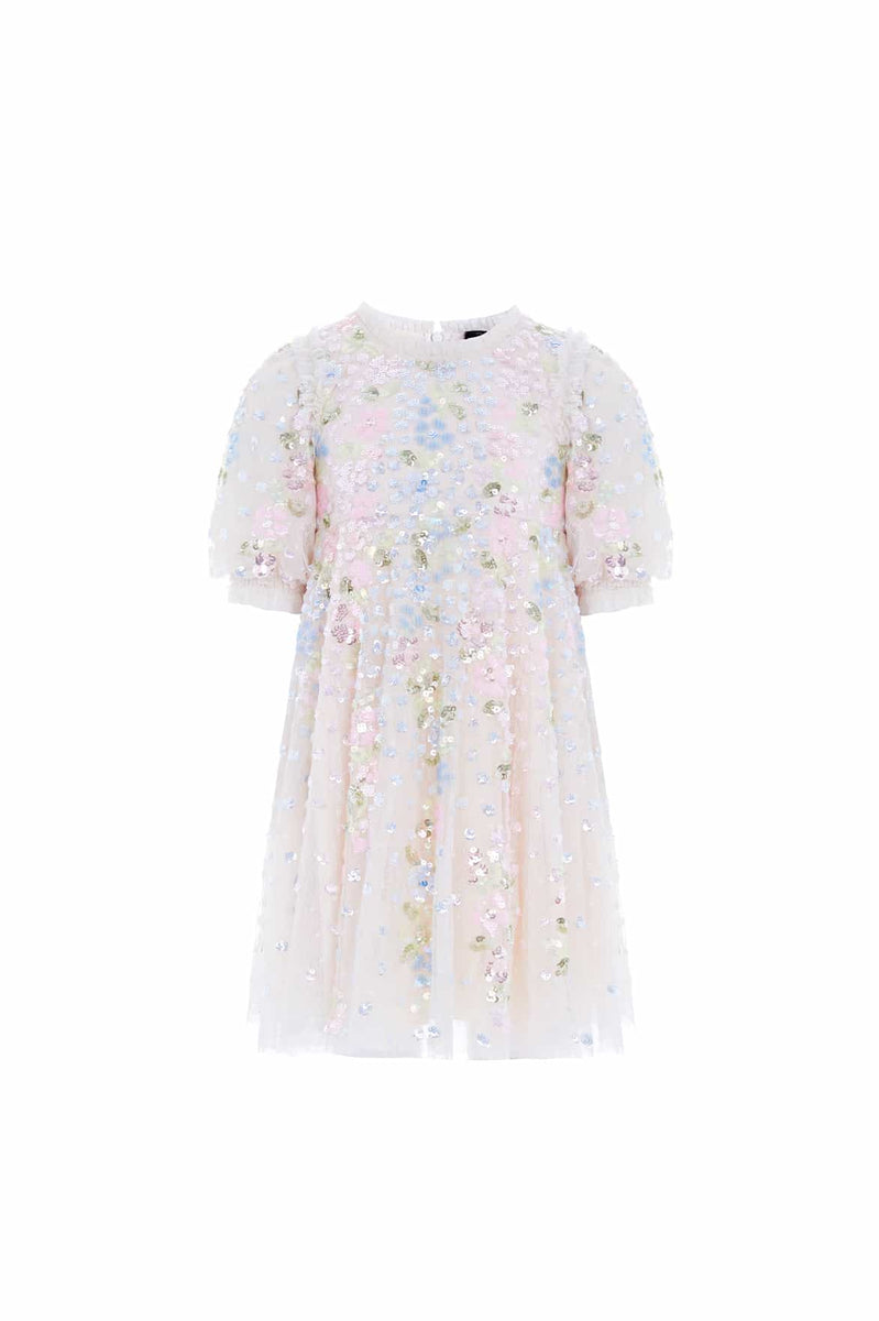 【希少】stina スティナ kids P embroidery white stina / shirring rash guard / noble white / kids