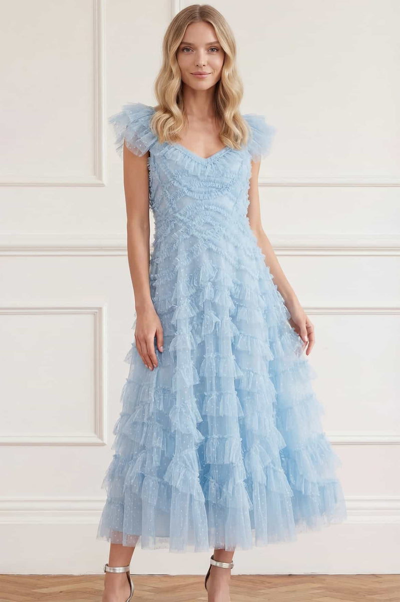 aqua blue backless dress Sylune Embellished Cowl-Neck Backless Mini Dress in Aqua Blue