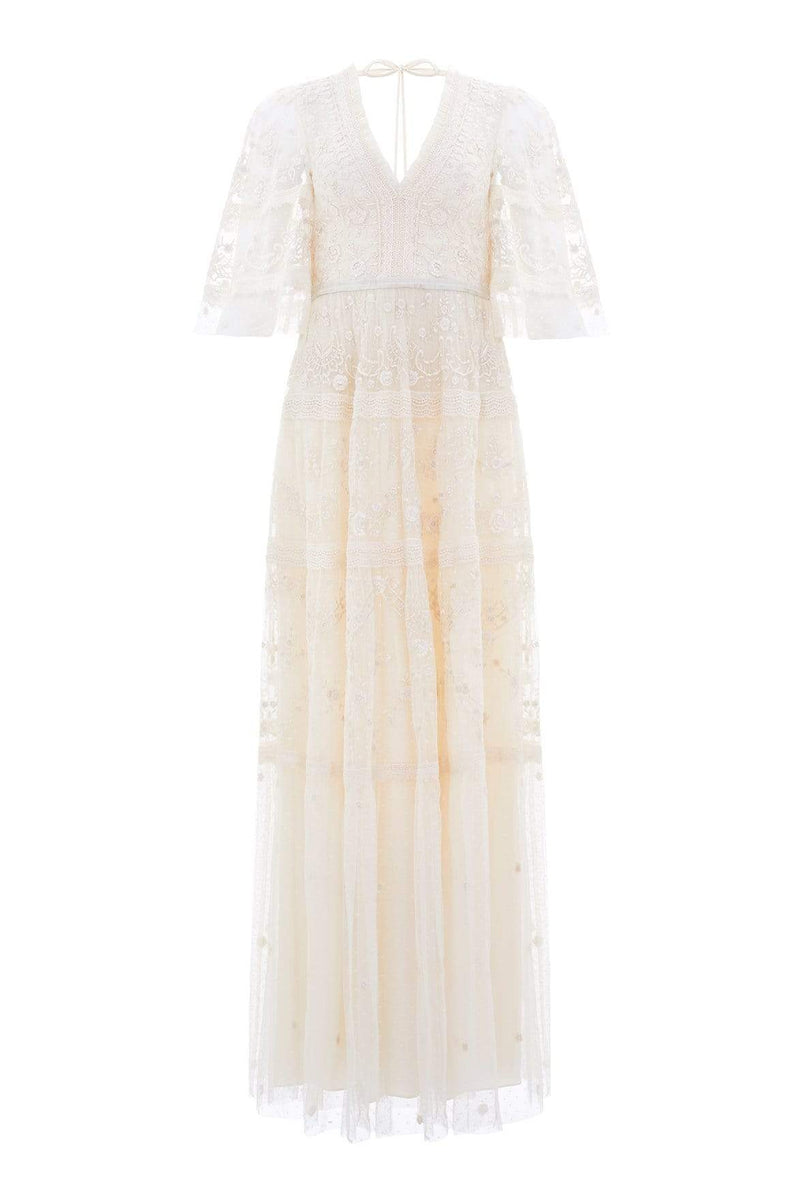 Lottie Lace Gown Cream | Needle & Thread Lottie Lace Gown Cream | Needle & Thread