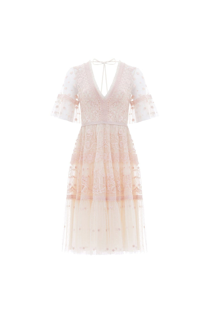 Midsummer Lace Dress – Cream