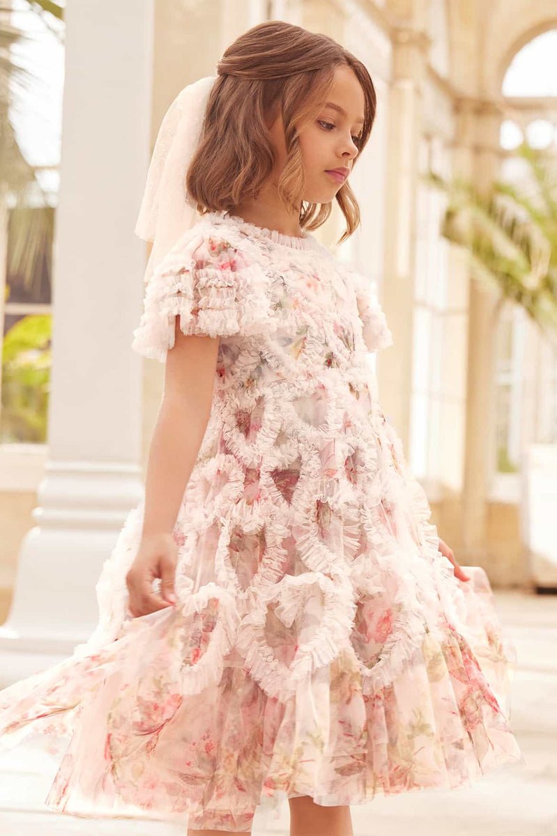Paradise Garden Amorette Kids Dress – Multi | Needle & Thread