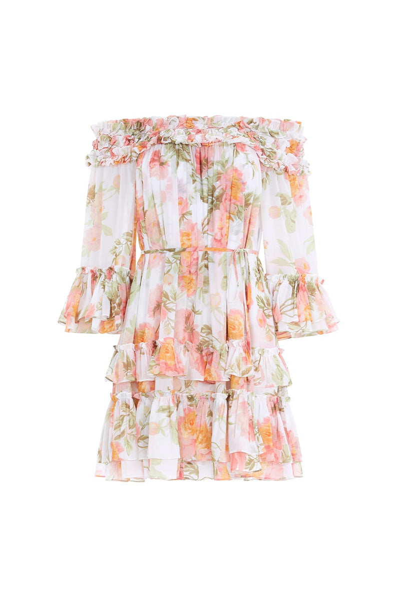 【7/14までの限定価格】Bibiy PEONY DRESS BIBIY. MADE | PEONY DRESS WHITE｜Bibiy.