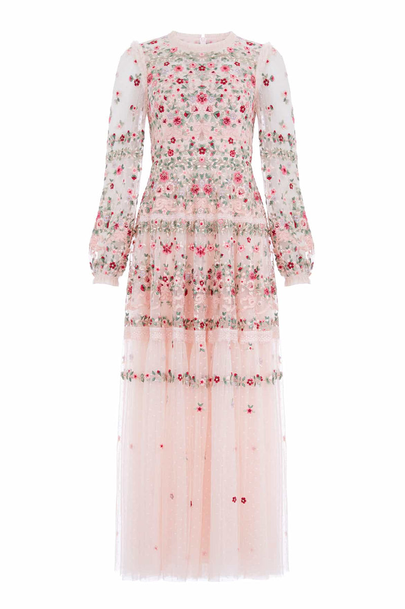 Ribbon Bouquet Gown Pink | Needle & Thread Ribbon Bouquet Gown Pink | Needle & Thread