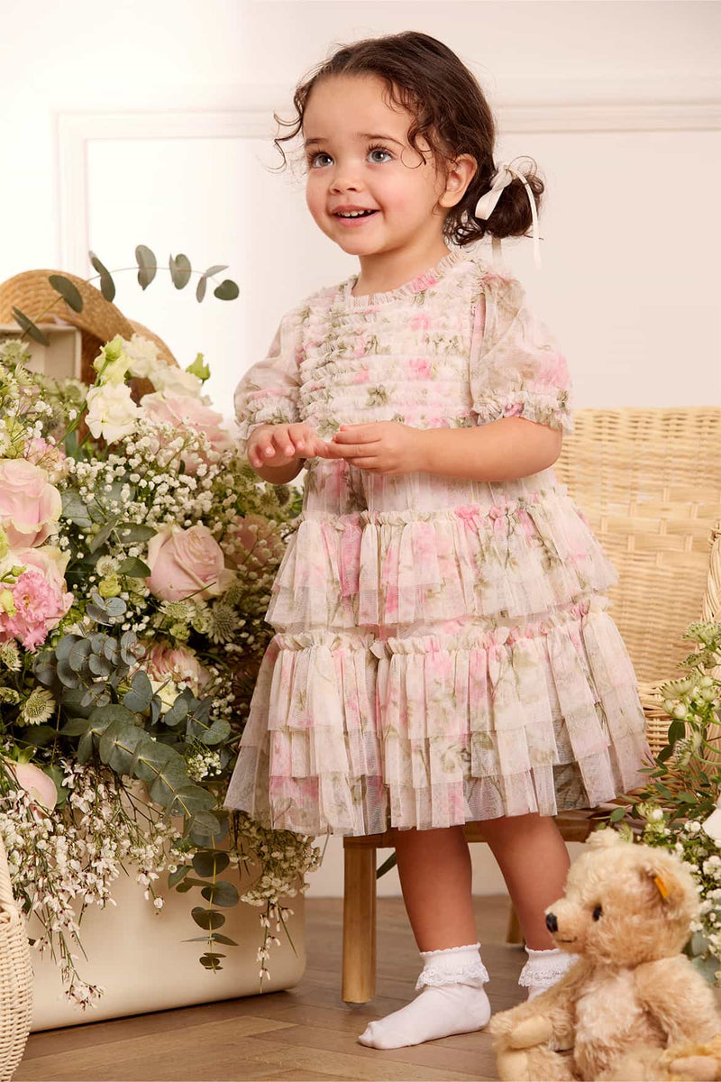◇Not your rose◇ Frill mini dress (flower) Frill mini dress (flower) - Not your rose | 60% - Asian