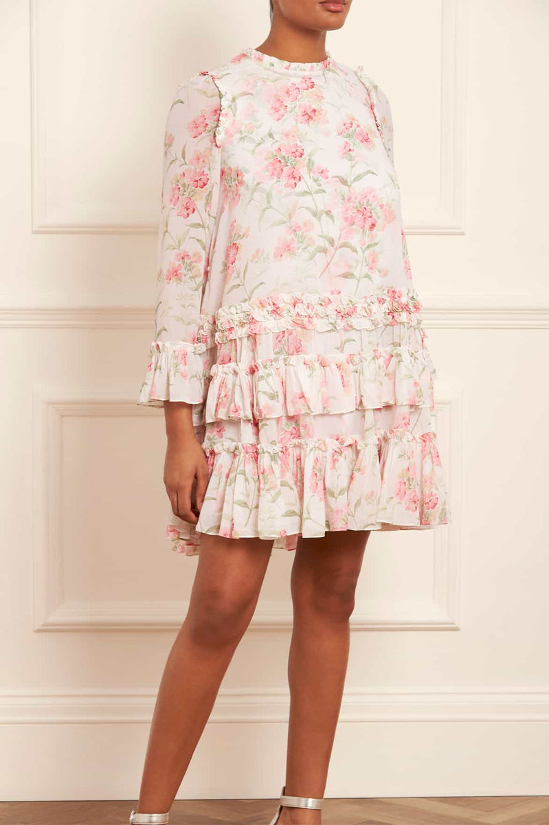 SUMMERPOSYCHIFFONROUNDNECKMICR