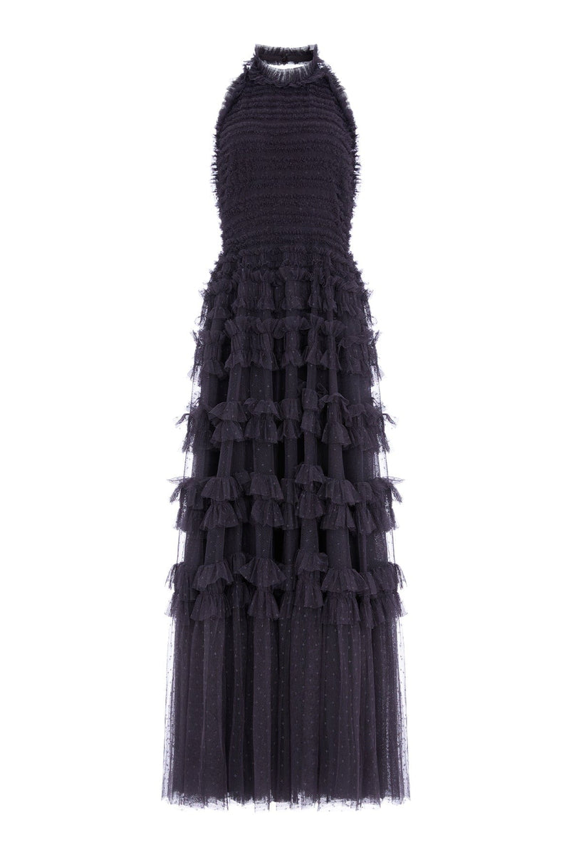 LISETTERUFFLEHALTERNECKGOWN-