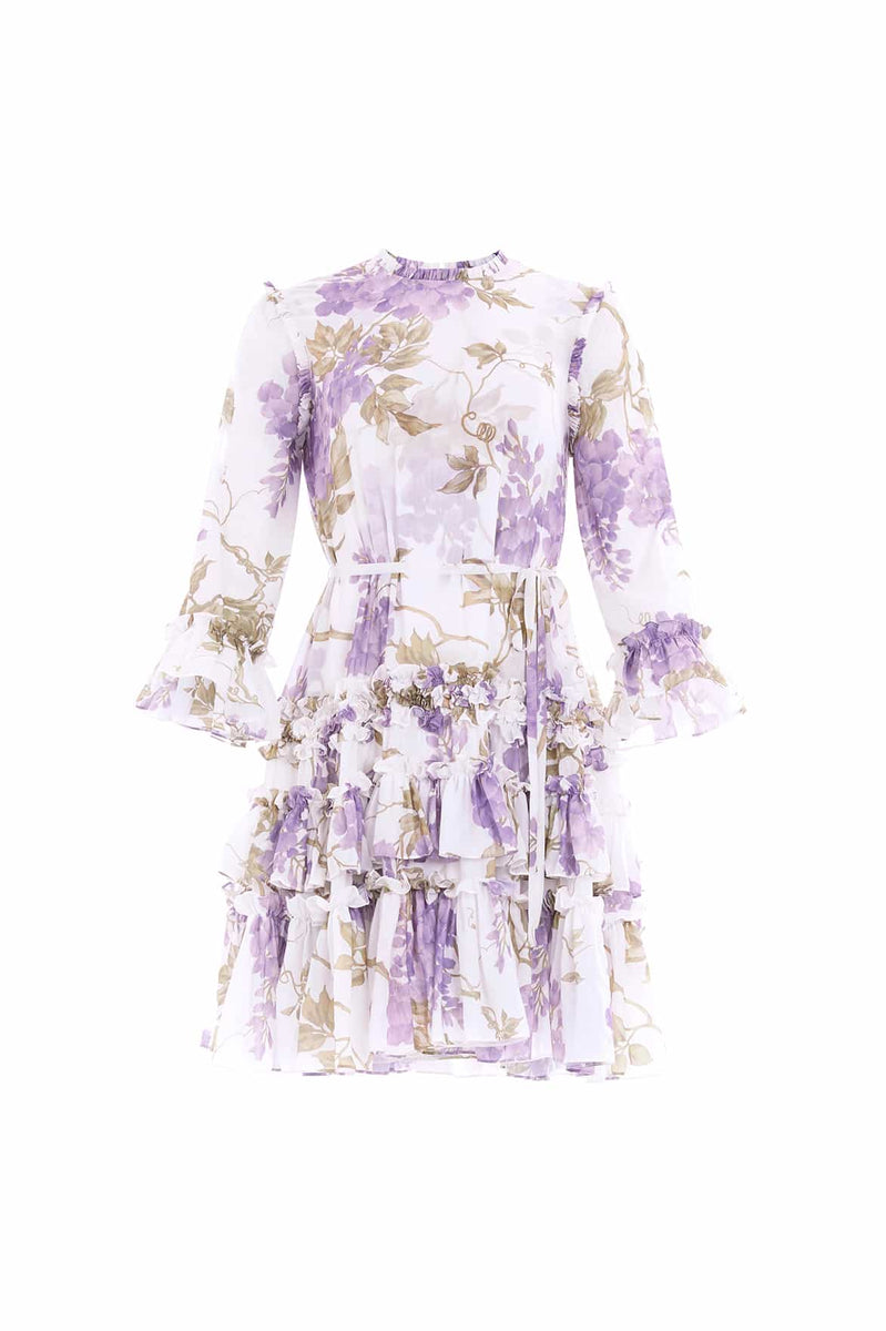 apolinaワンピース5-7y Stevie Dress - Wisteria Stevie Dress Wisteria | Wylder Shop