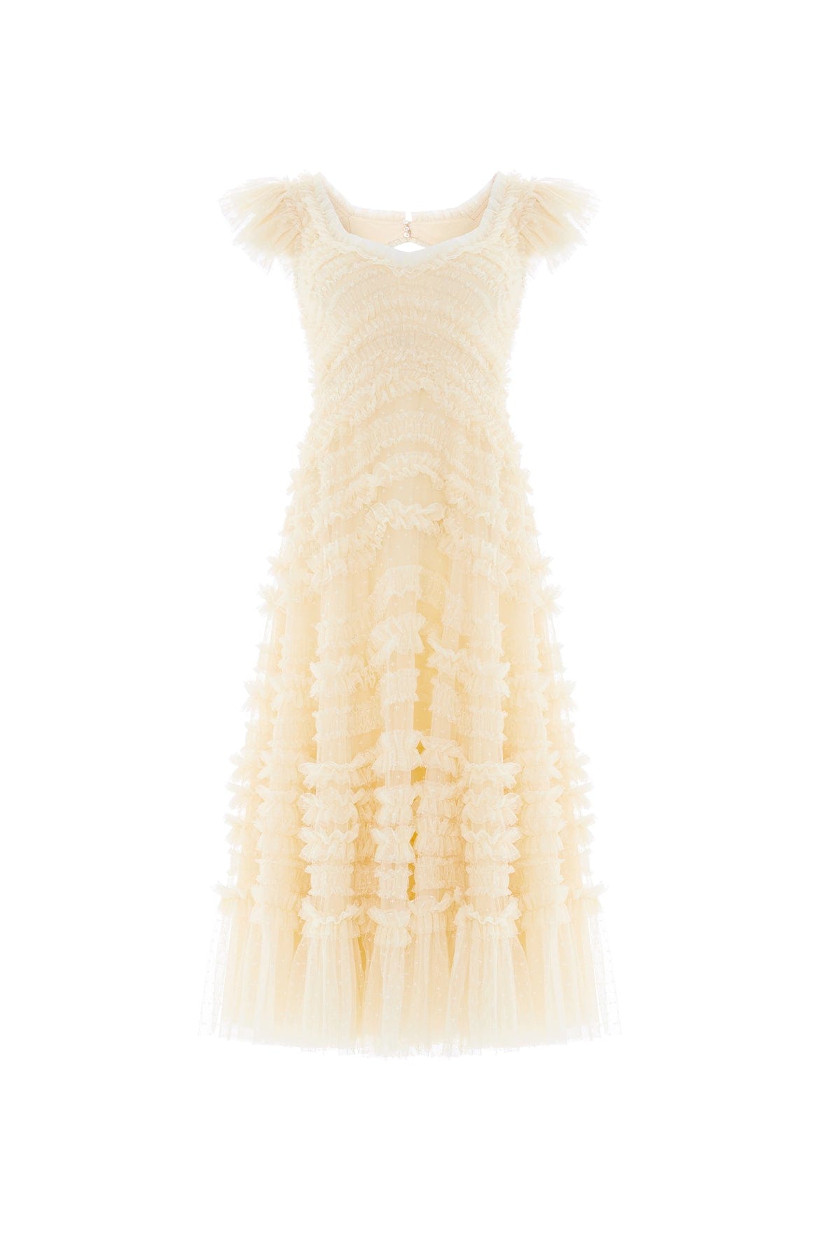 backless dress yellow Amara Backless Ballerina Dress – Yellow