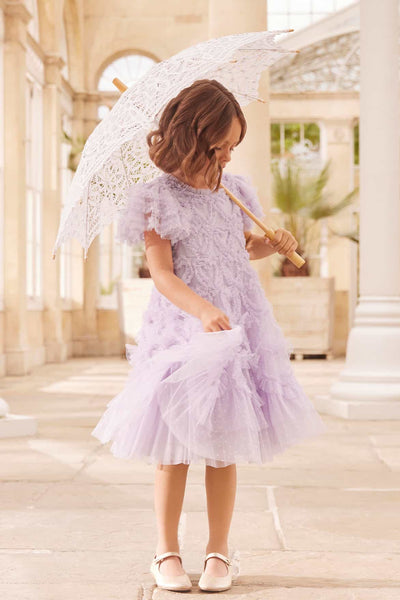 Amorette Kids Dress – Purple | Needle & Thread