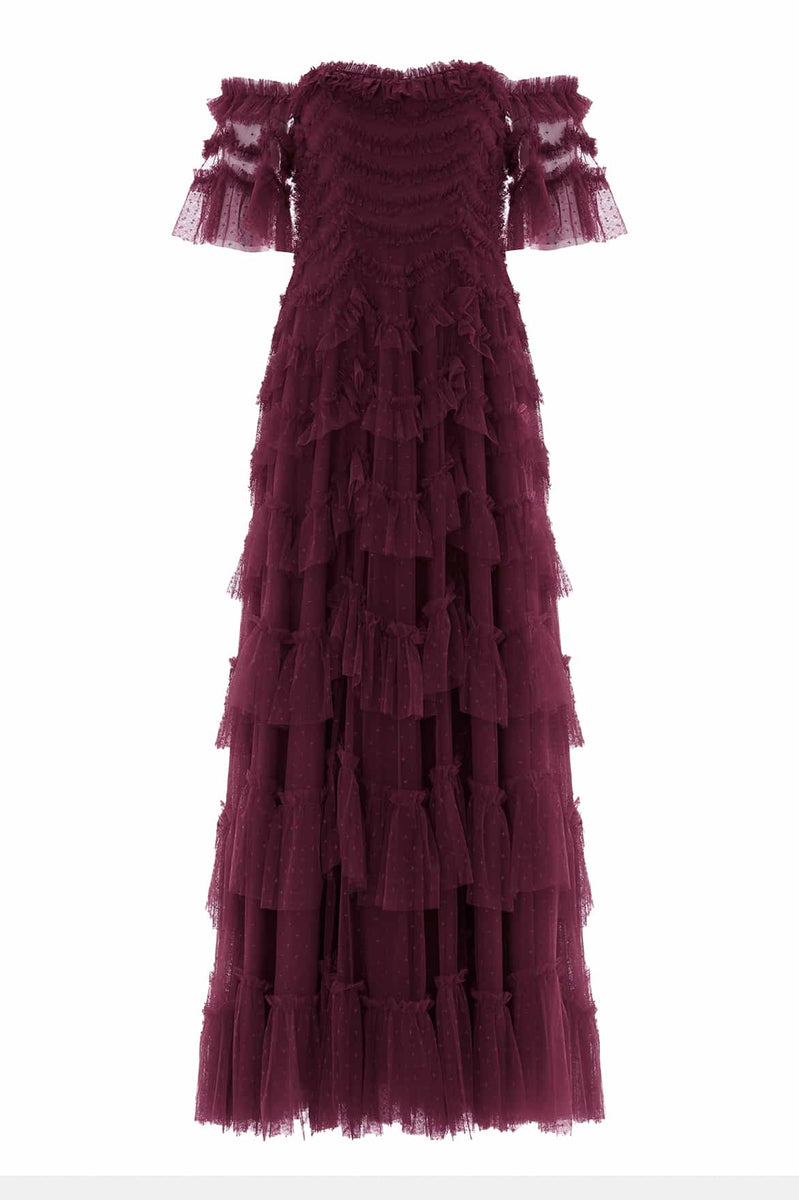 Aviana V-Neck Gown main image 0