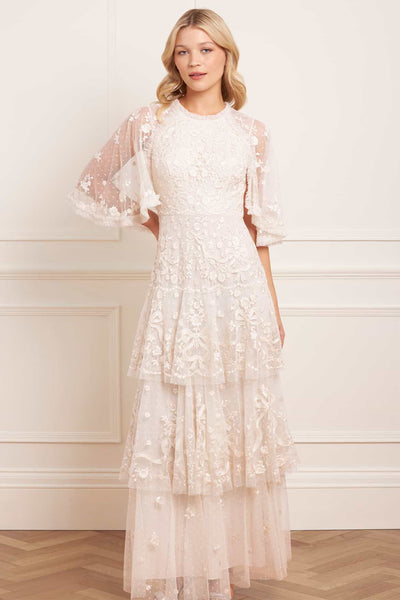 Bonnie Bow Gown – Cream