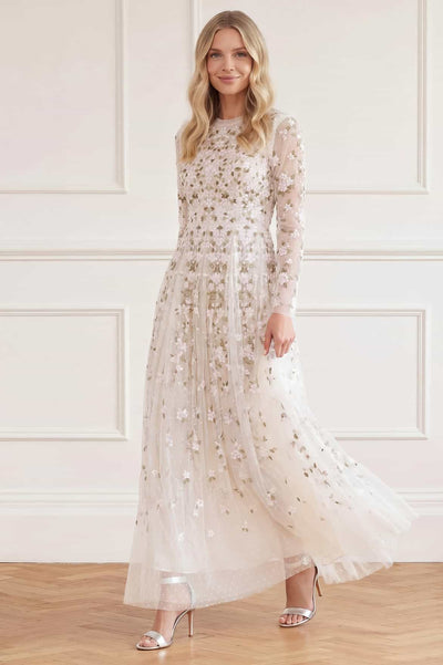 Camellia Ditsy Ankle Gown