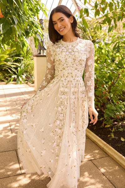 Camellia Ditsy Ankle Gown