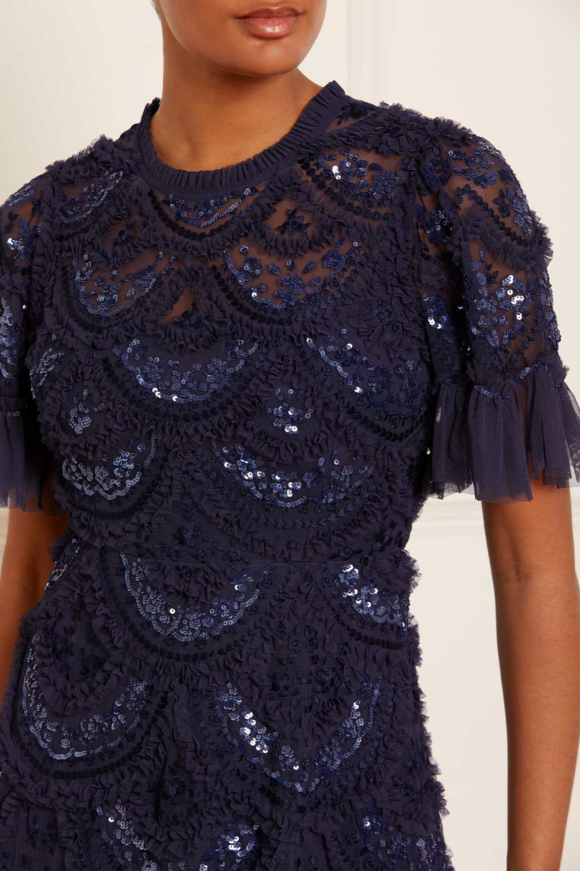 Carmen Ruffle Ankle Gown Carmen Ruffle Ankle Gown