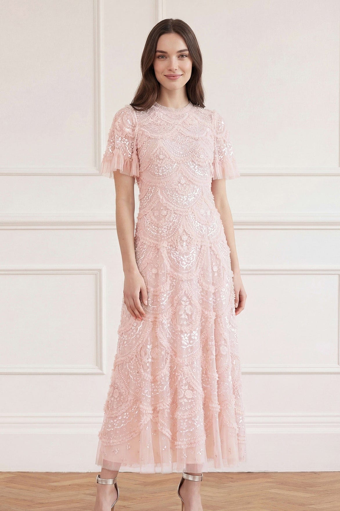 Carmen Ruffle Ankle Gown Carmen Ruffle Ankle Gown
