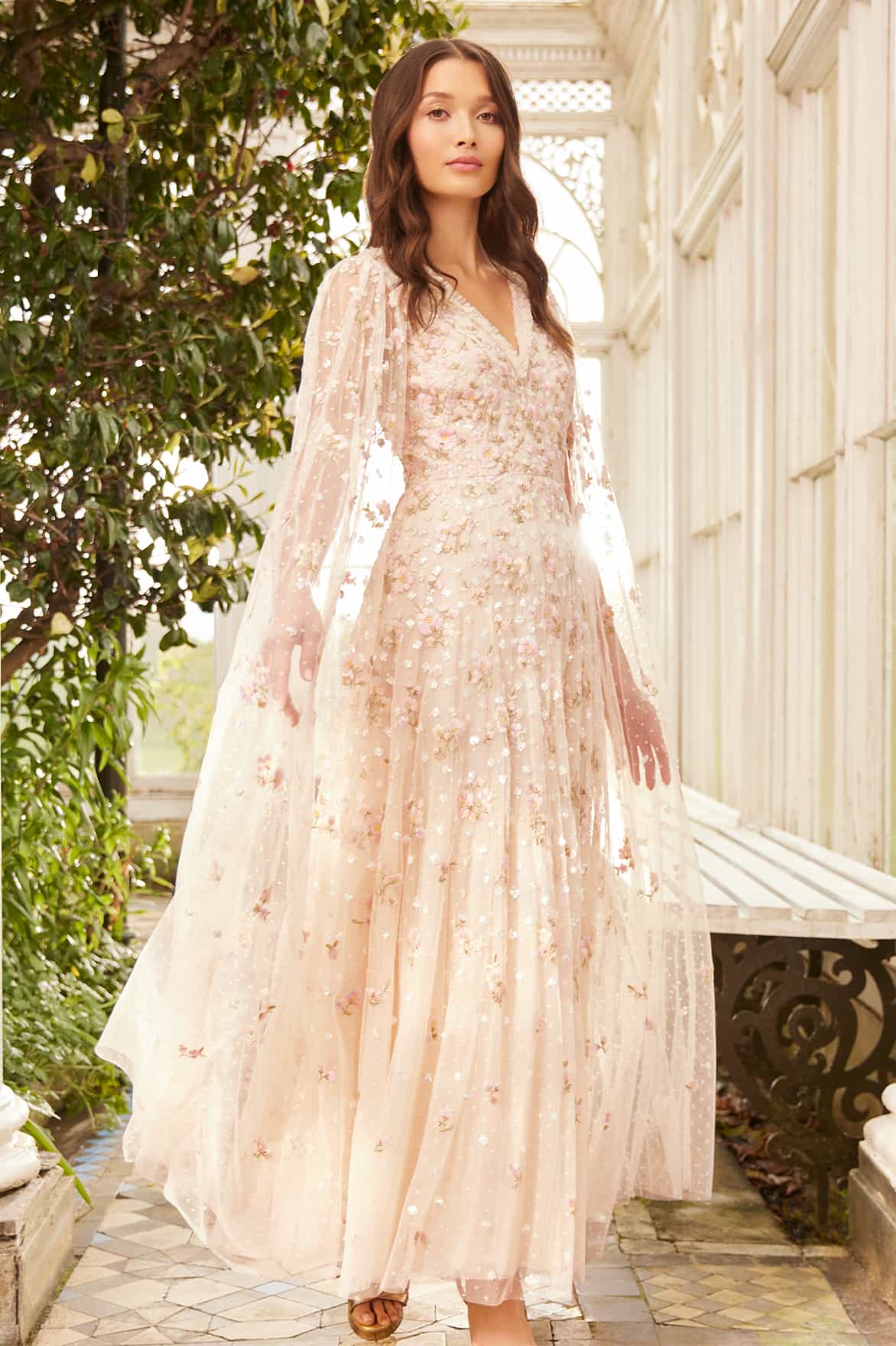 Dahlia Ditsy Ankle Gown Dahlia Ditsy Ankle Gown