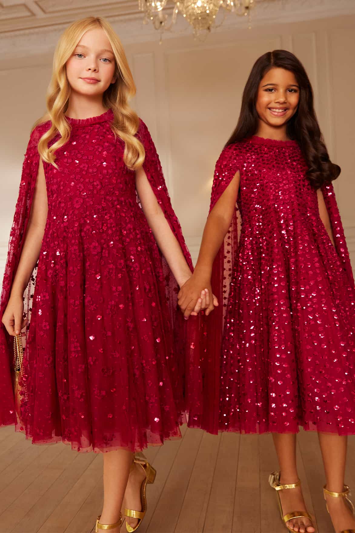 Raindrop Cape Kids Dress Raindrop Cape Kids Dress