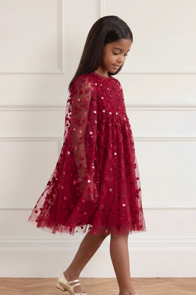Dahlia Ditsy Cape Kids Dress