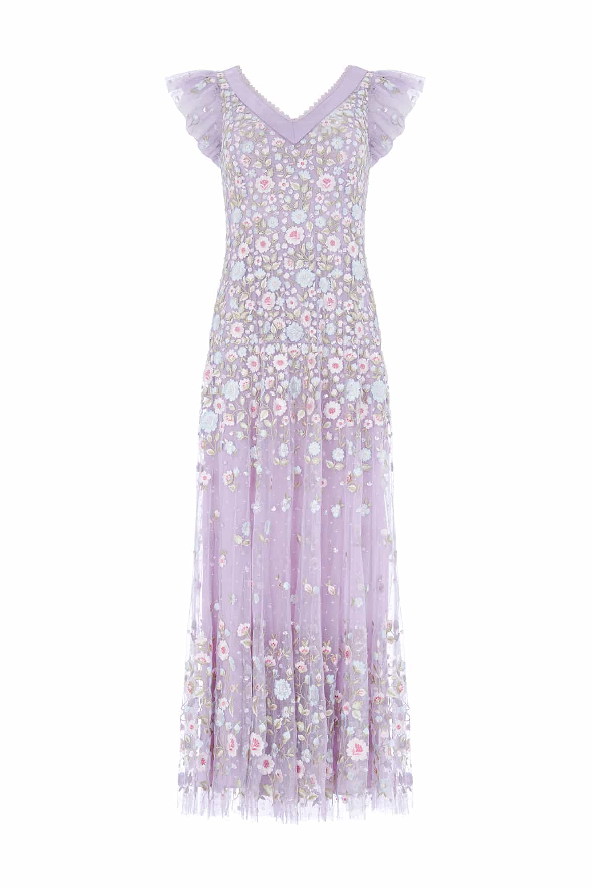 purple ethereal dress Purple Tulle Evening Maxi Dress Lavender Haze / 2XL