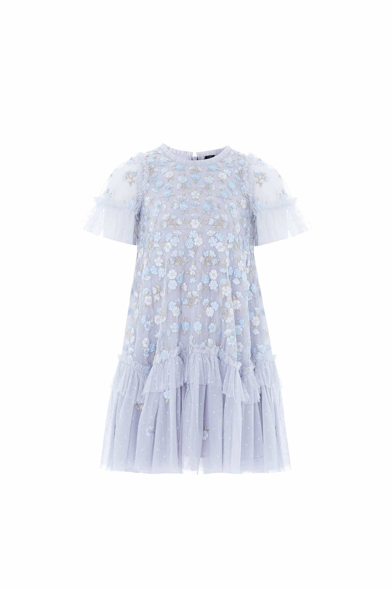 Evening Primrose Kids Dress – Blue | Needle & Thread