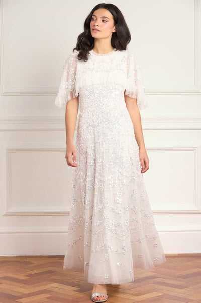 Freya Cape Ankle Gown