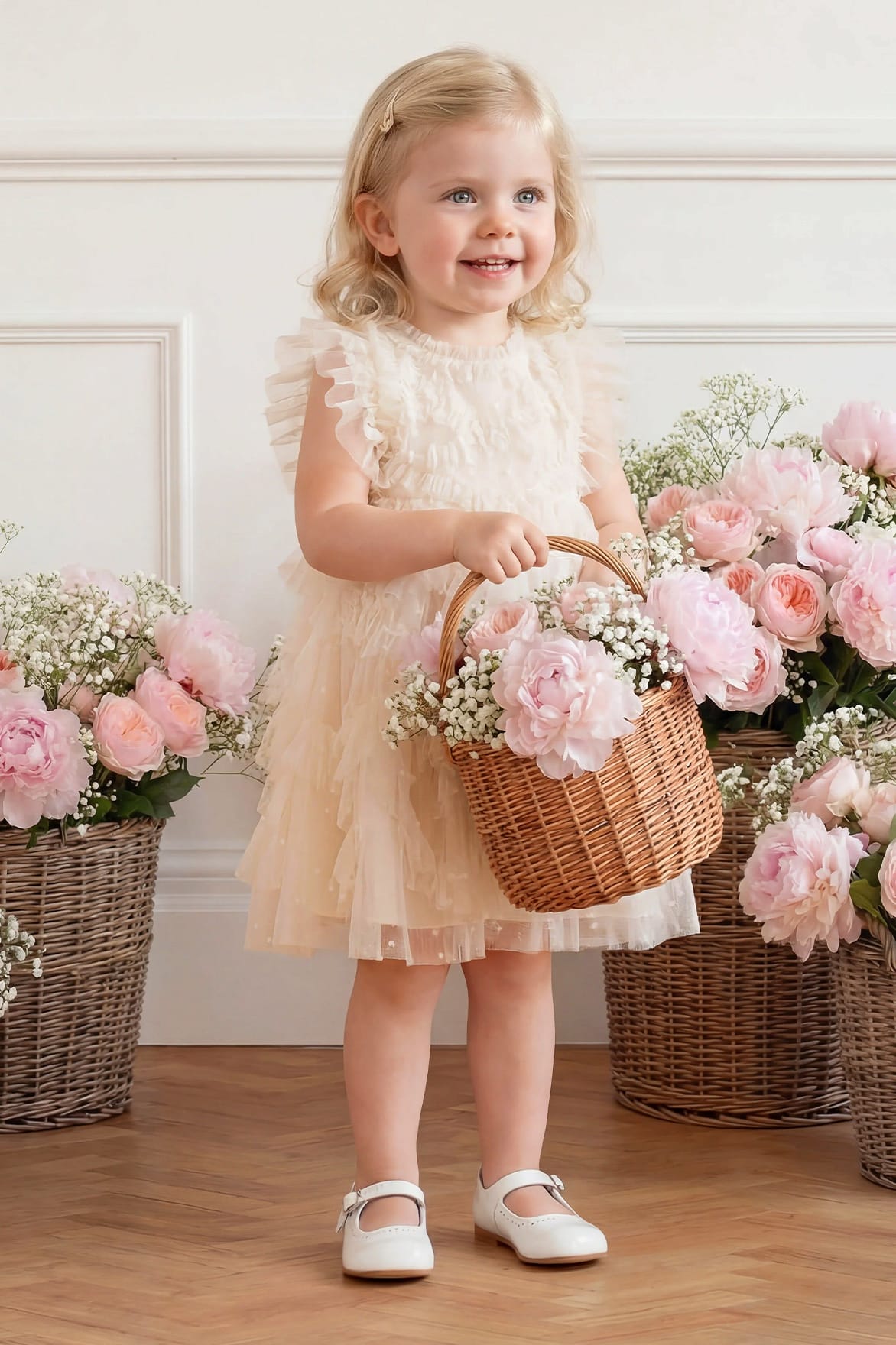 little girl cream dress Hailey Kids Dress Cream | Size 2