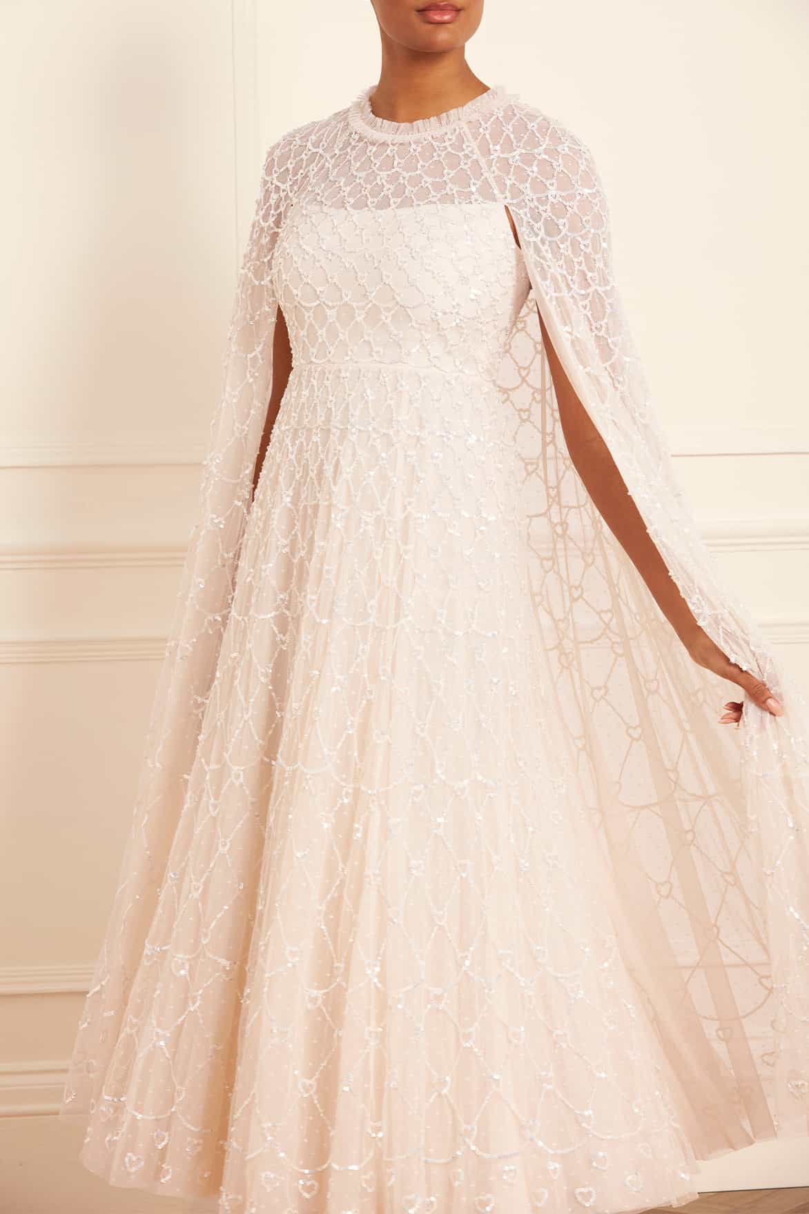 lattice lace wedding dress Divine Couture 2018 Wedding Gown Collection Captivates with Its Romance