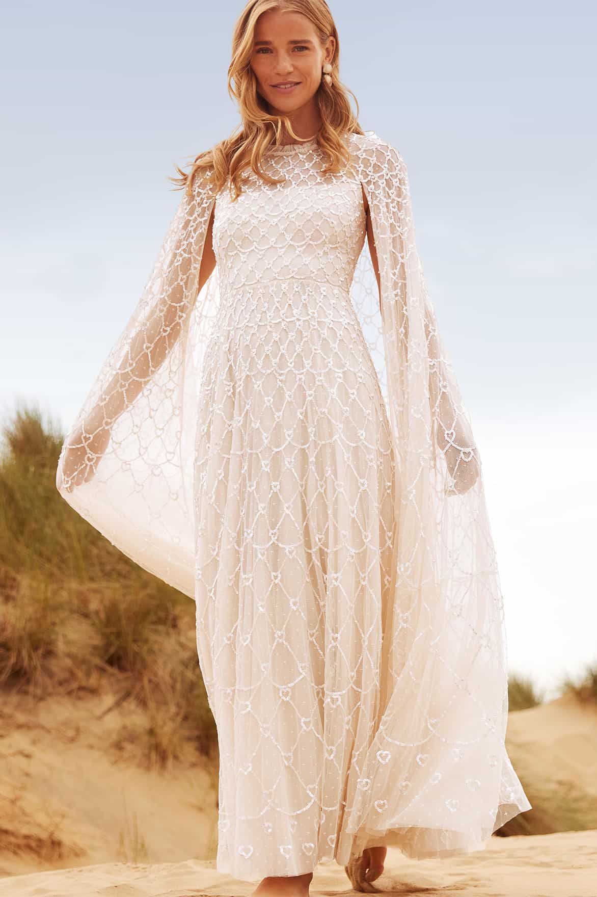 Heart Lattice Ankle Gown Heart Lattice Ankle Gown