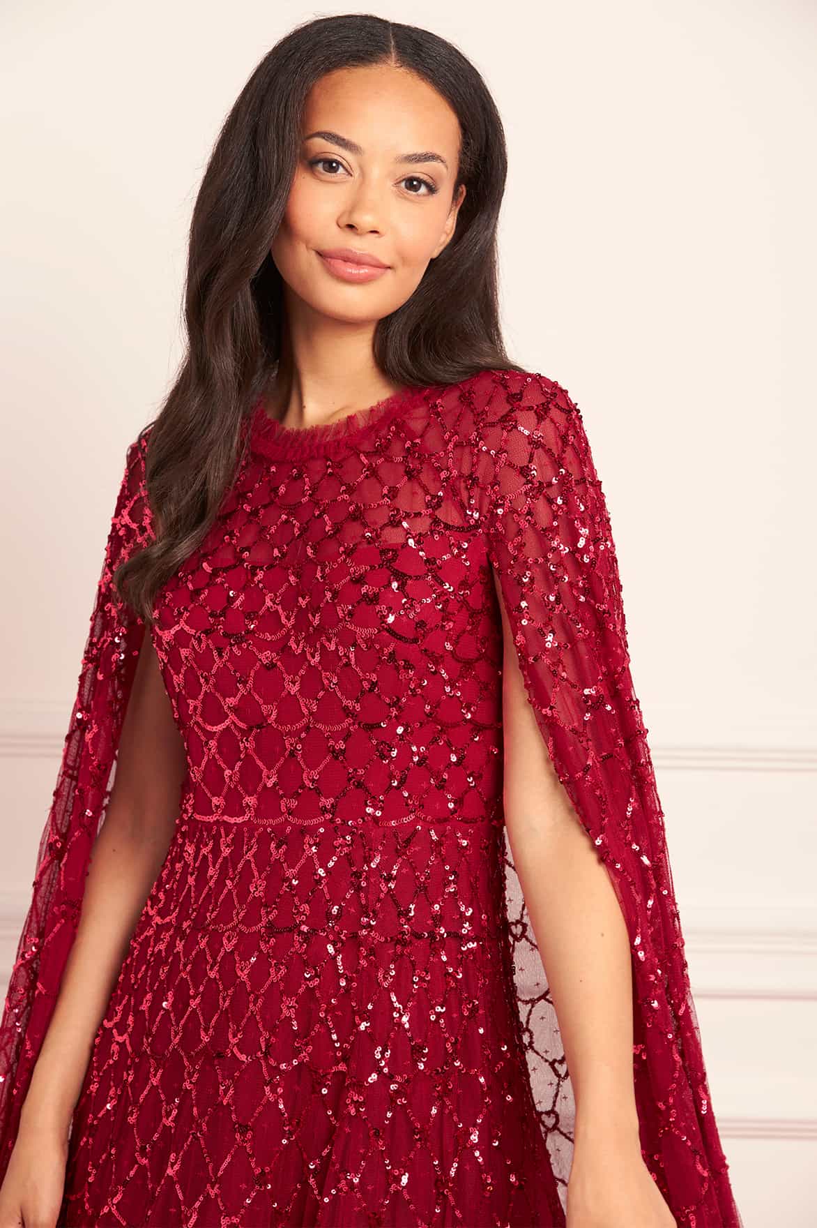 Heart Lattice Ankle Gown Heart Lattice Ankle Gown
