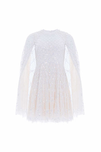 Heart Lattice Micro Mini Dress main image 1