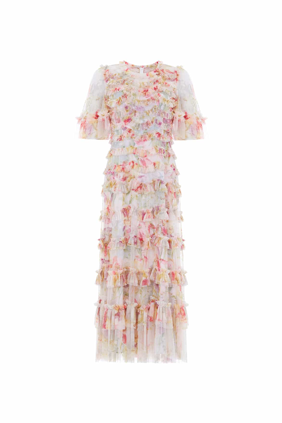 Iris Ruffle Ballerina Dress – Multi | Needle & Thread