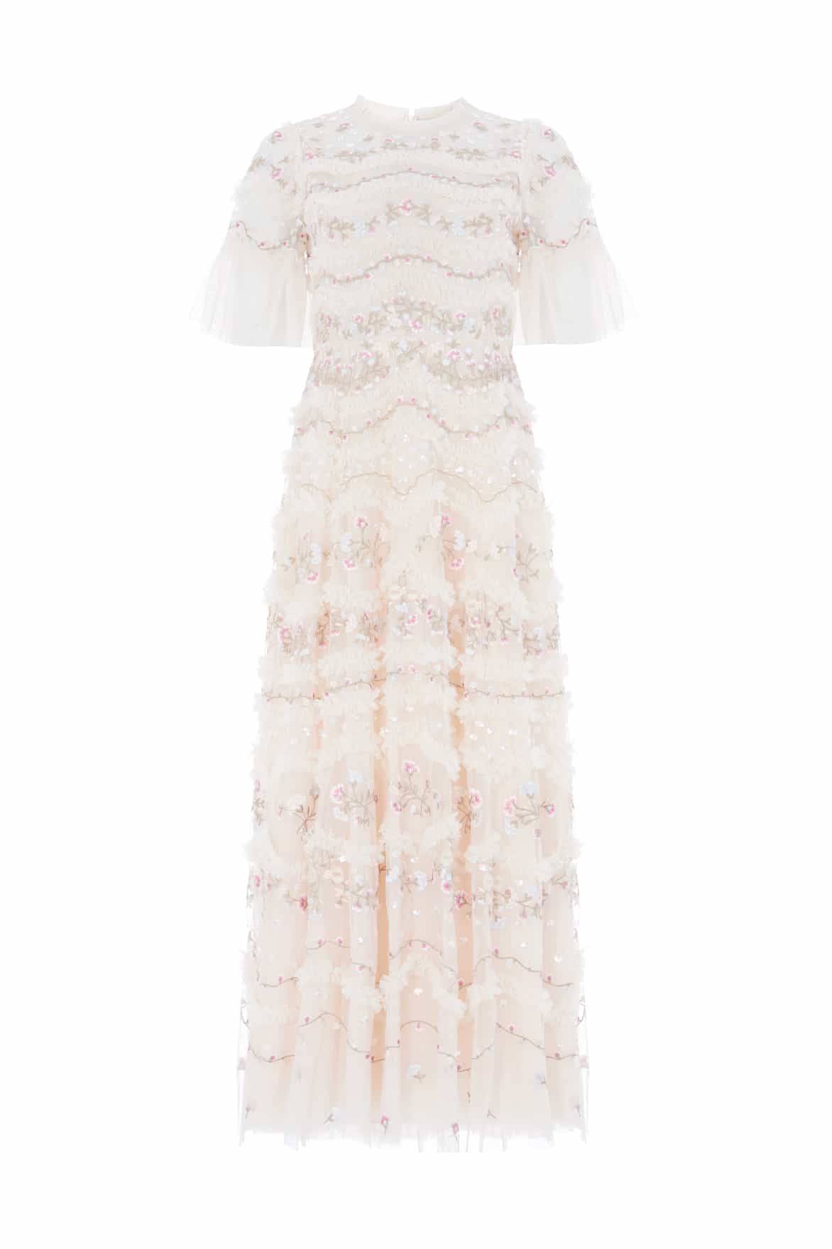 marina lace midi dress Marina 269198 Fitted Sequin Midi Length Cocktail Dress The Dress Outlet