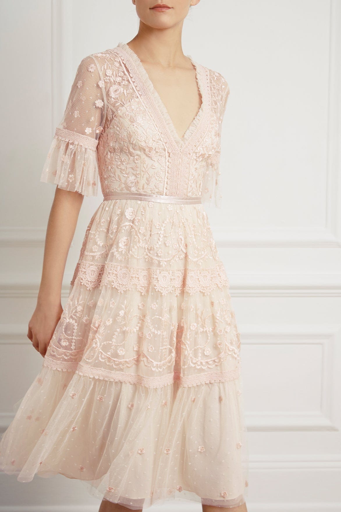 Midsummer Lace Dress Cream | Needle & Thread Midsummer Lace Dress Cream | Needle & Thread