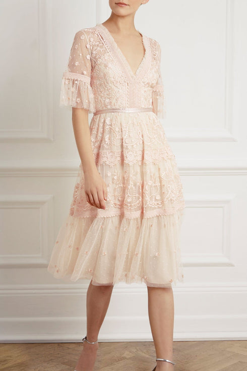 Midsummer Lace Dress Cream | Needle & Thread Midsummer Lace Dress Cream | Needle & Thread