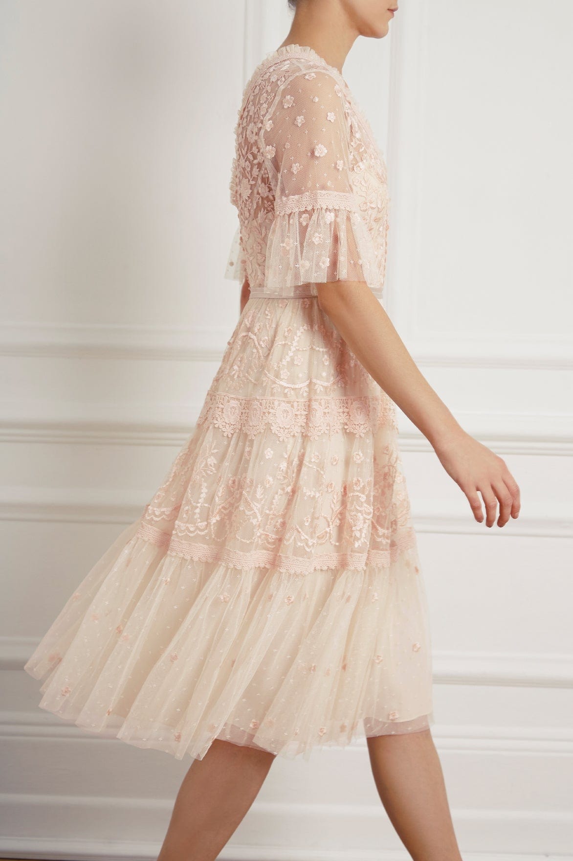 Midsummer Lace Dress Cream | Needle & Thread Midsummer Lace Dress Cream | Needle & Thread