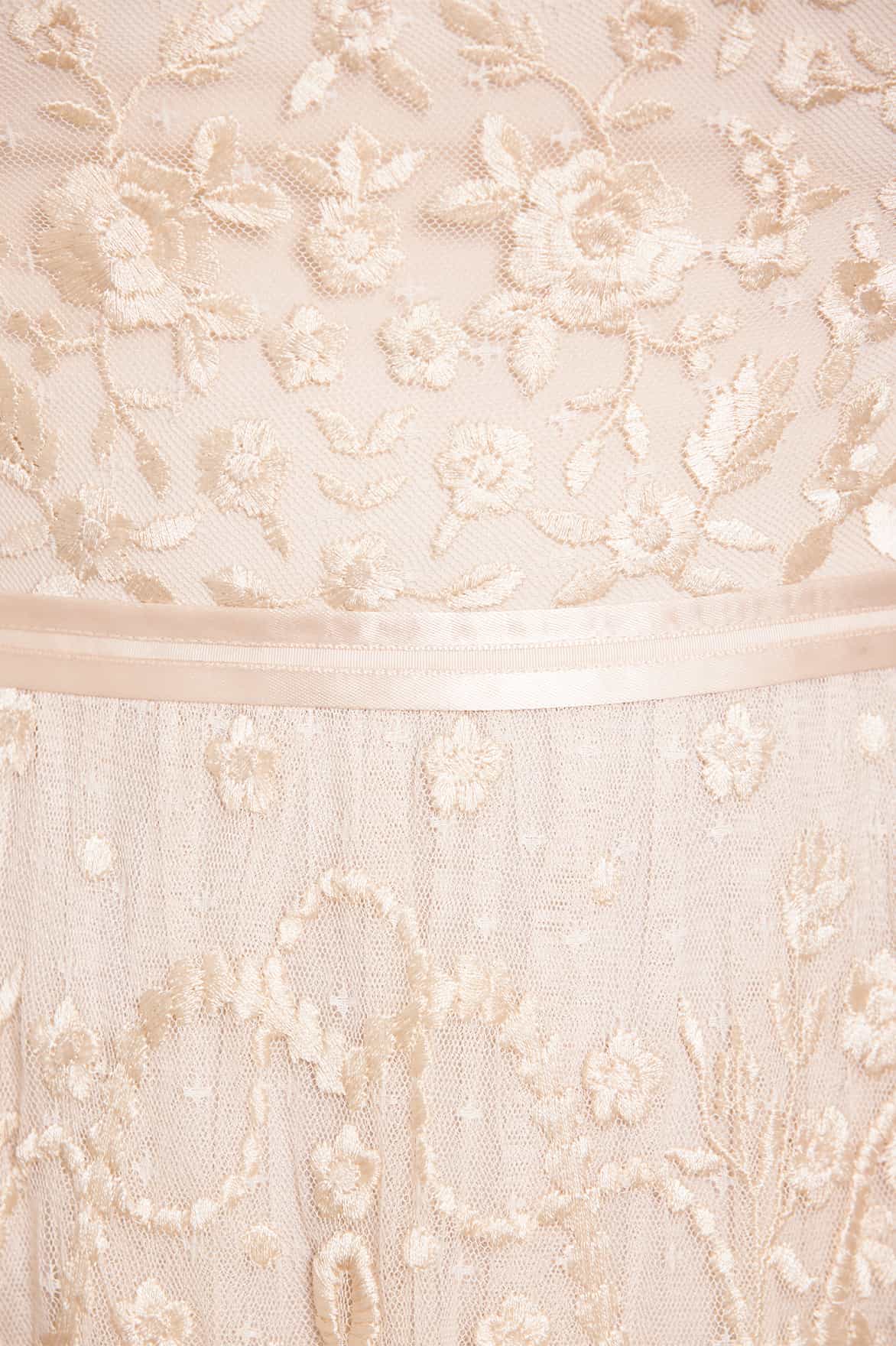 Midsummer Lace Off-Shoulder Gown Cream | Needle & Thread Midsummer Lace Off-Shoulder Gown Cream | Needle & Thread