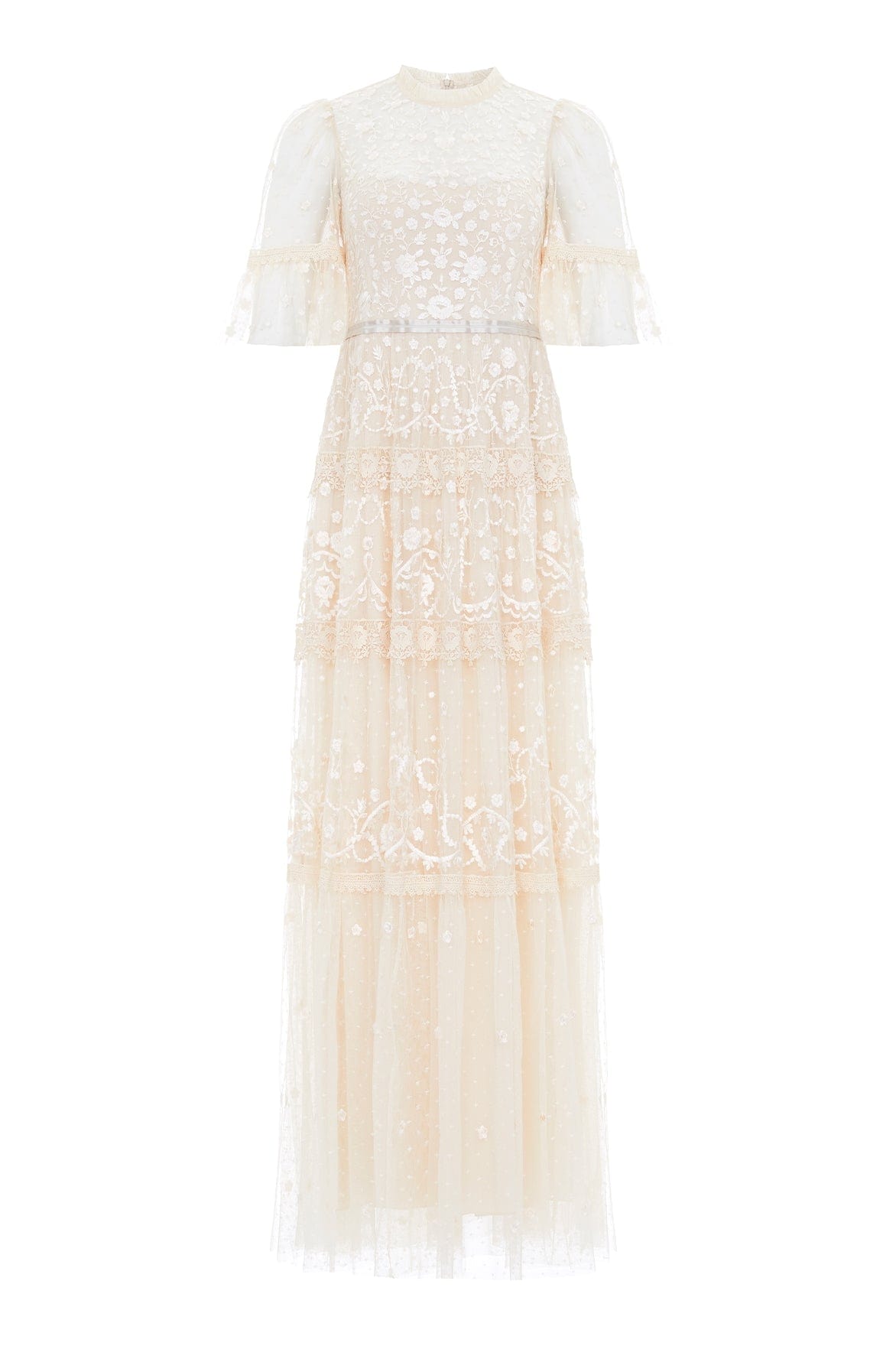 Midsummer Lace Round Neck Gown Midsummer Lace Round Neck Gown