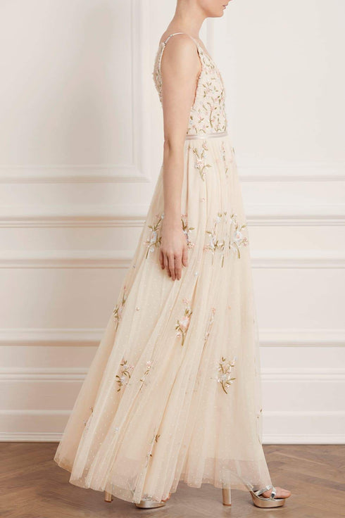 Petunia Gown - Beige