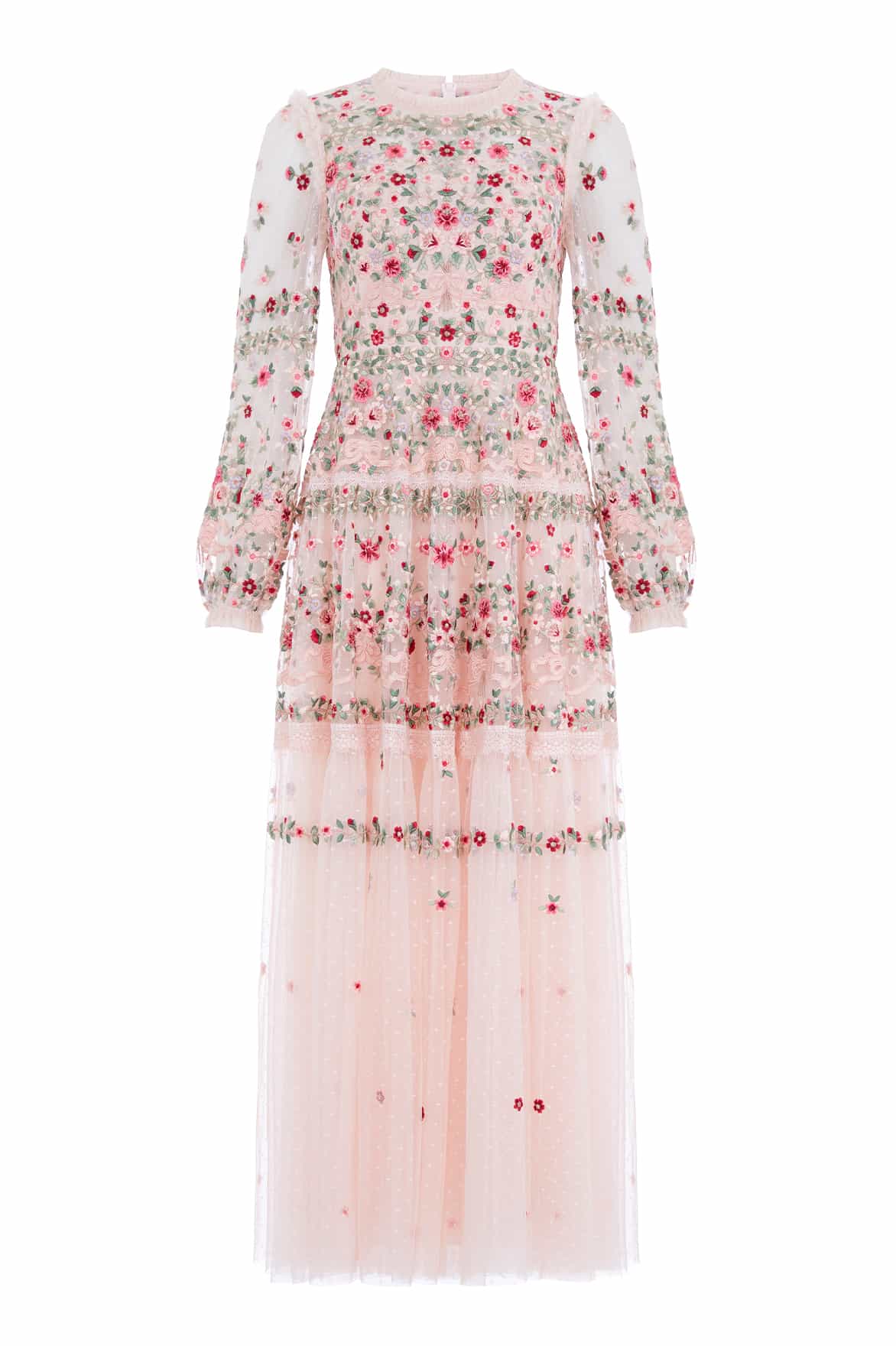 Ribbon Bouquet Gown Pink | Needle & Thread Ribbon Bouquet Gown Pink | Needle & Thread