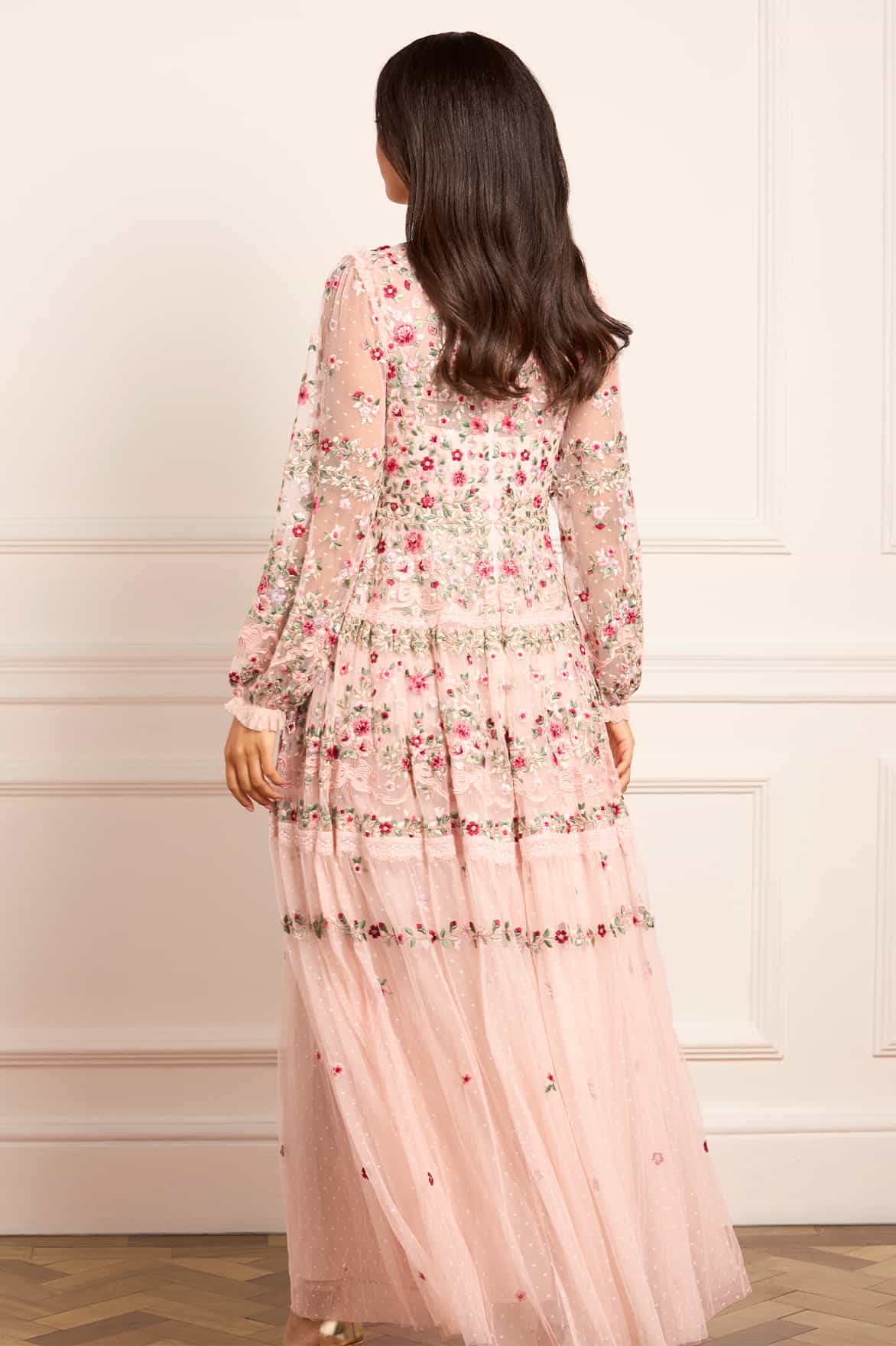 Ribbon Bouquet Gown Pink | Needle & Thread Ribbon Bouquet Gown Pink | Needle & Thread