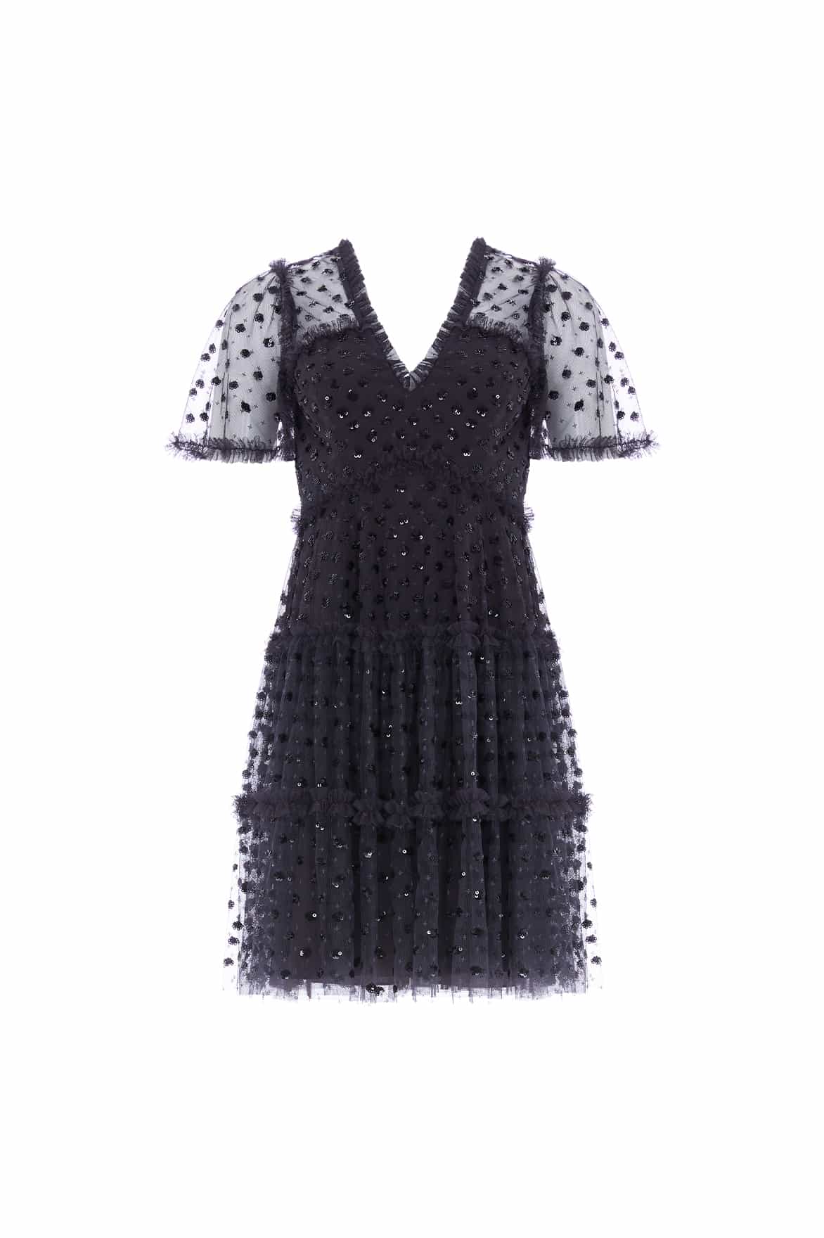 Thea Mini Dress – Black | Needle & Thread