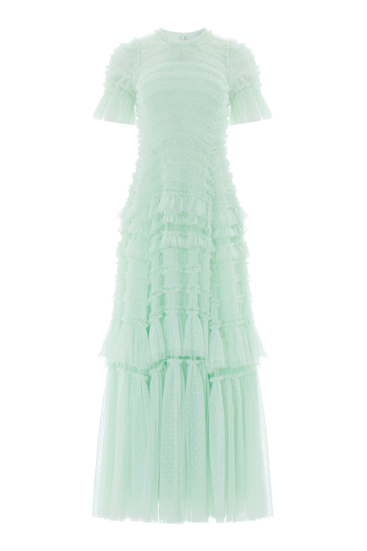 needle and thread mint green dress Daisy Wave Ankle Gown Green