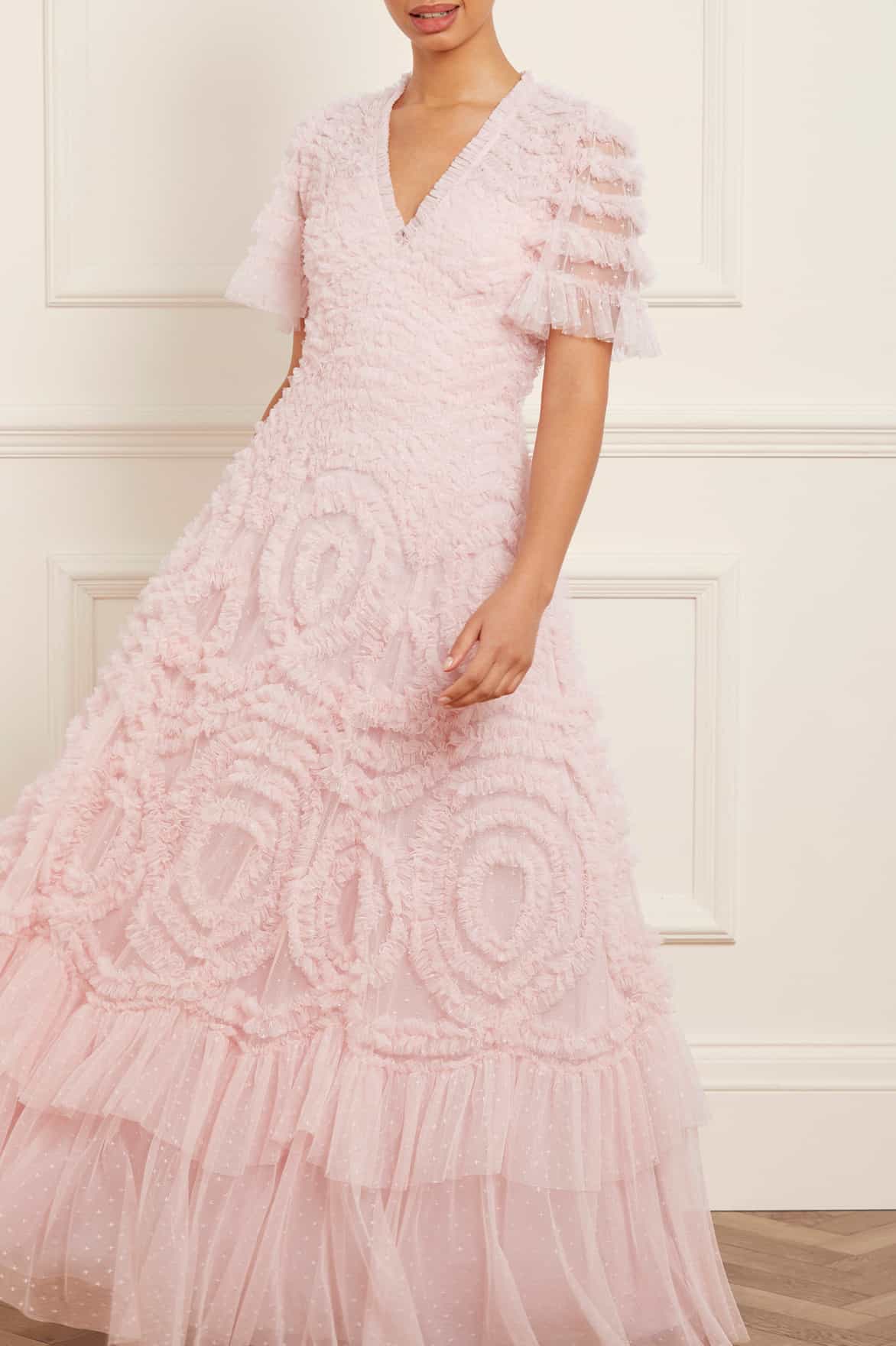 Greta Constantine Vermeer Ruffled Neck Dress - District 5 Boutique