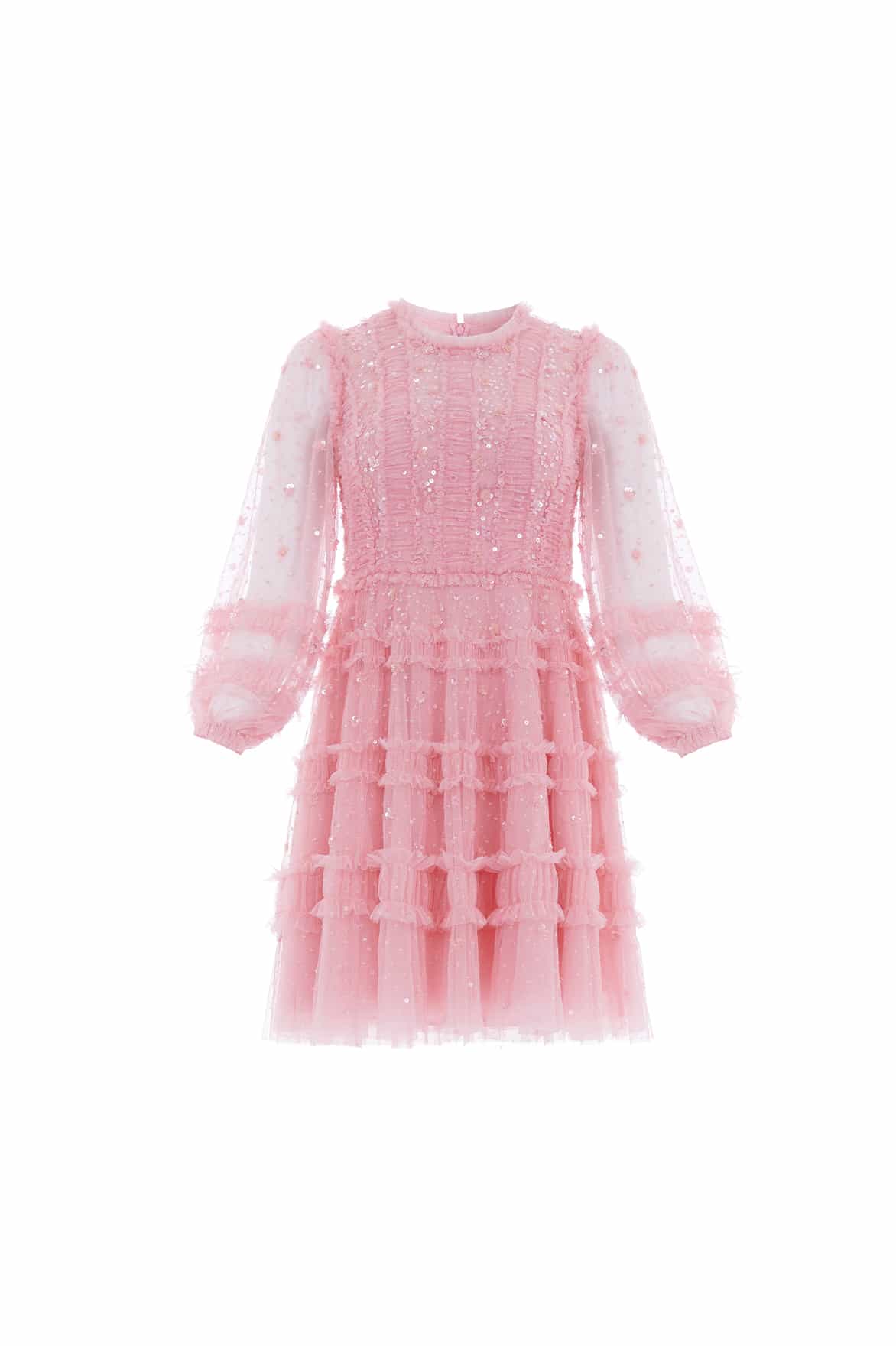 Violet Shimmer Micro Mini Dress – Pink | Needle & Thread