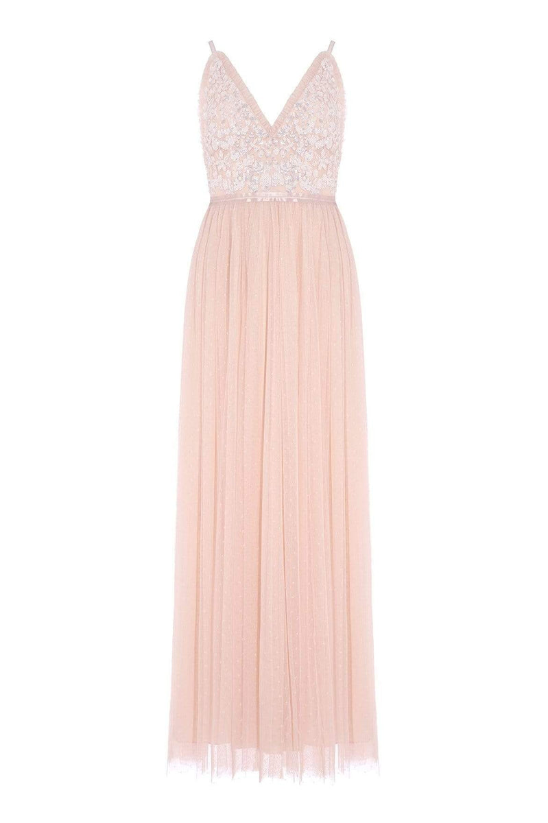 Aurelia Bodice Cami Gown – Pink | Needle & Thread