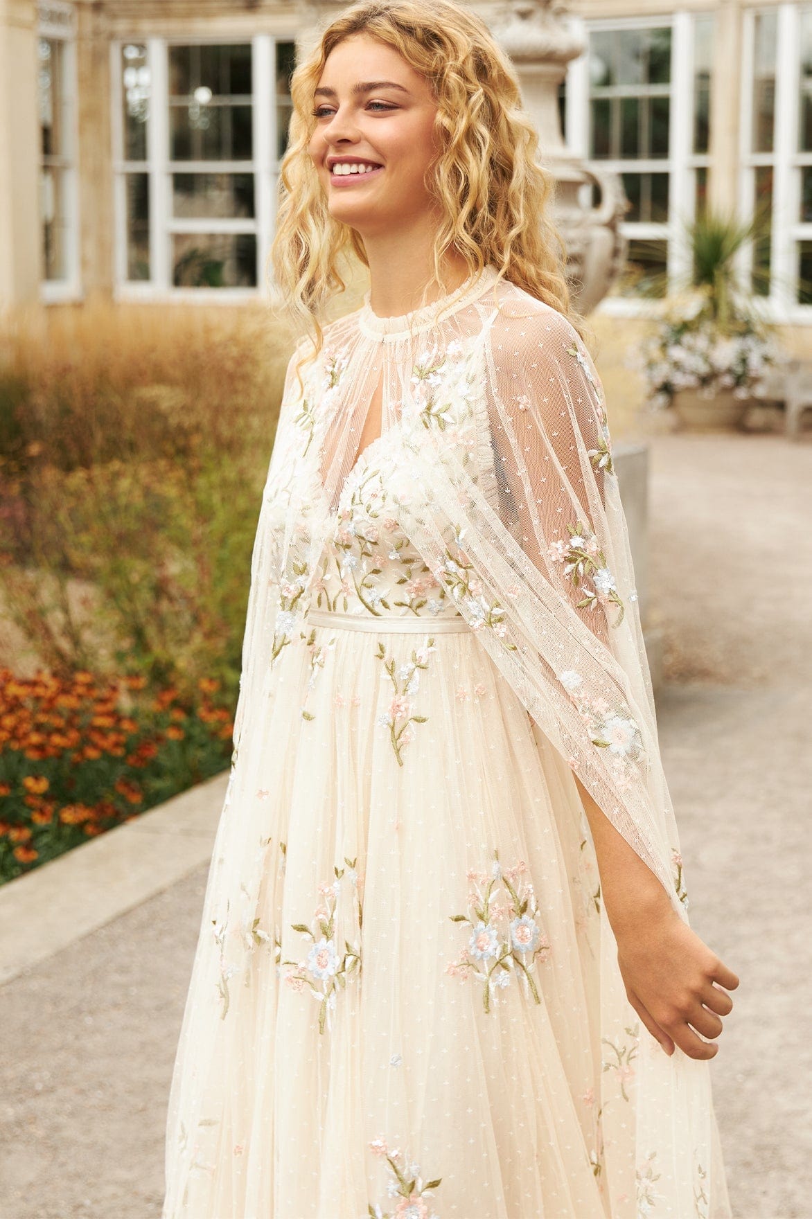 Blushing Floral Gown