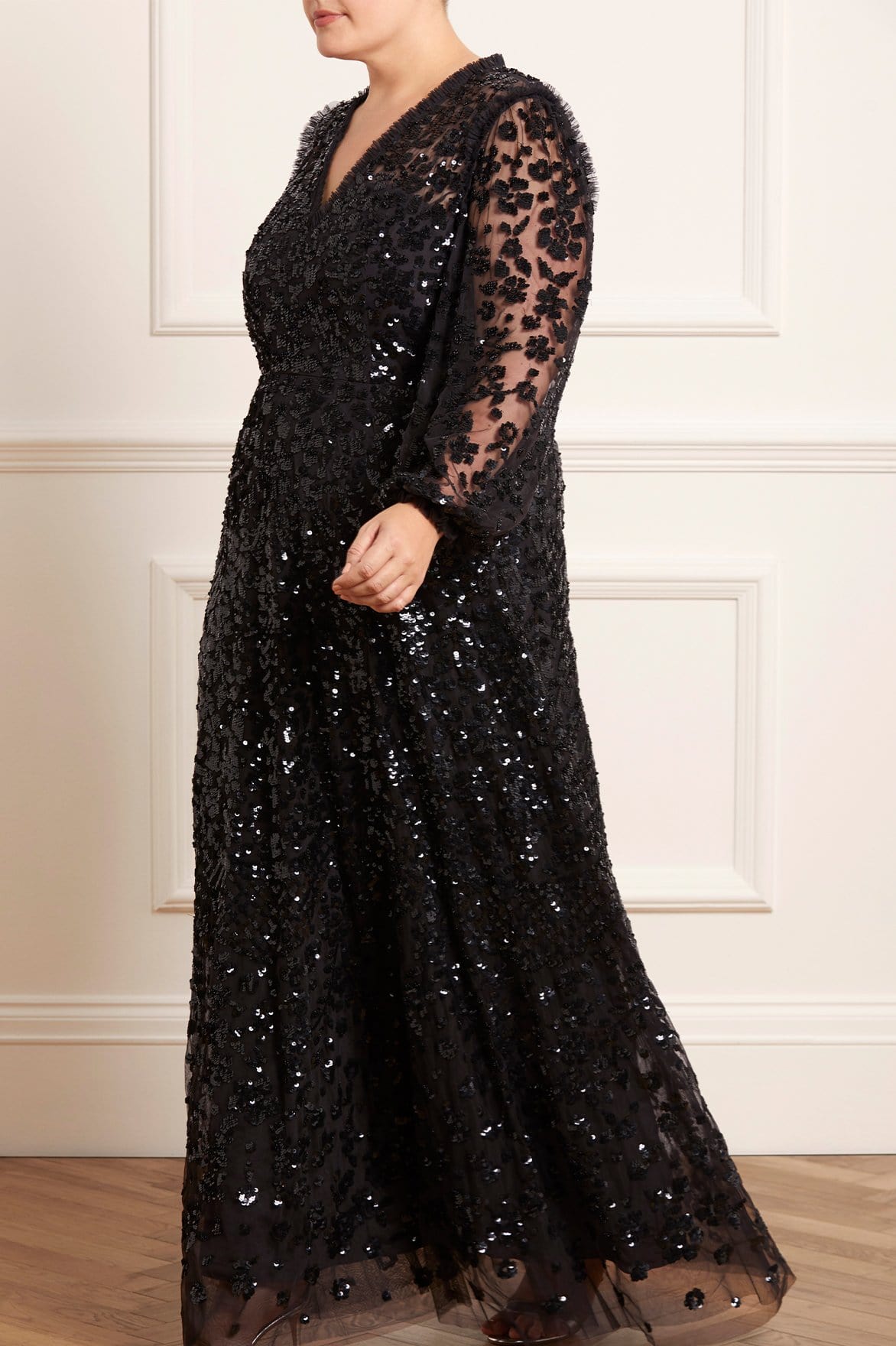 Babiva Fashion Women Gown Black Dress - Buy Babiva Fashion Women Gown Black  Dress Online at Best Prices in India | Flipkart.com