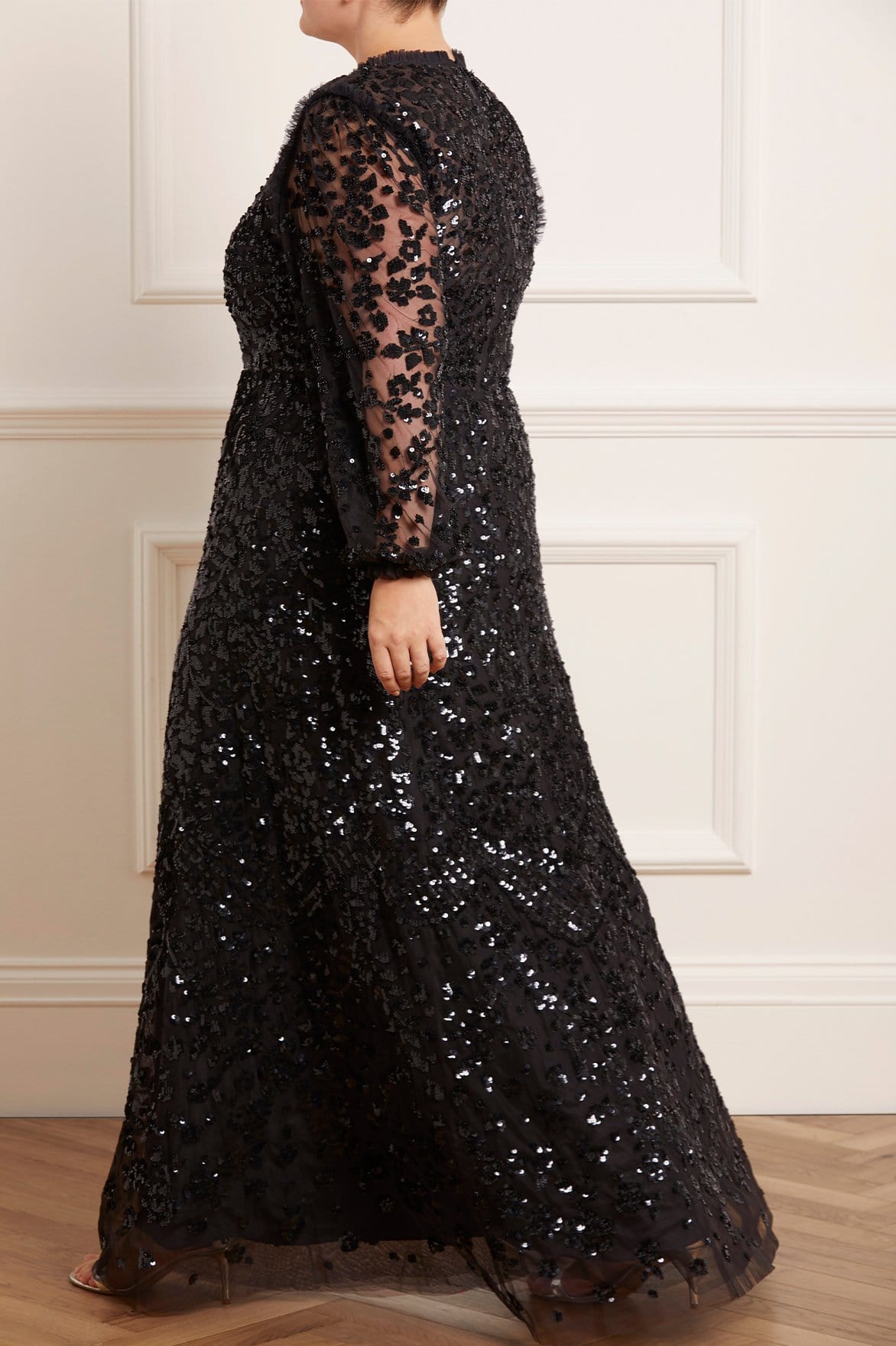 Fashion Mesh Patchwork Gown | Dresses Black Women | See Gowns Black | Black  Gowns Womens - Dresses - Aliexpress