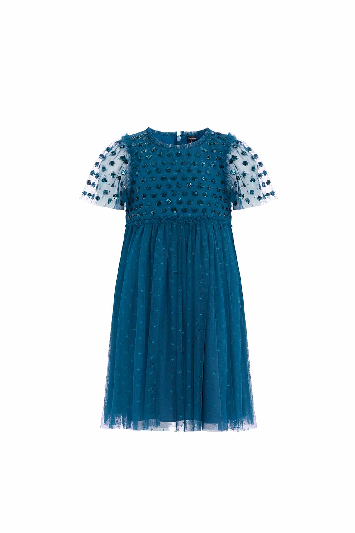 Thea Bodice Kids Dress – Blue | Needle & Thread